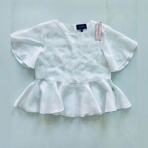 NWT! Banana Republic Womens Limited Edition Lasercut Floral Top. Size XS